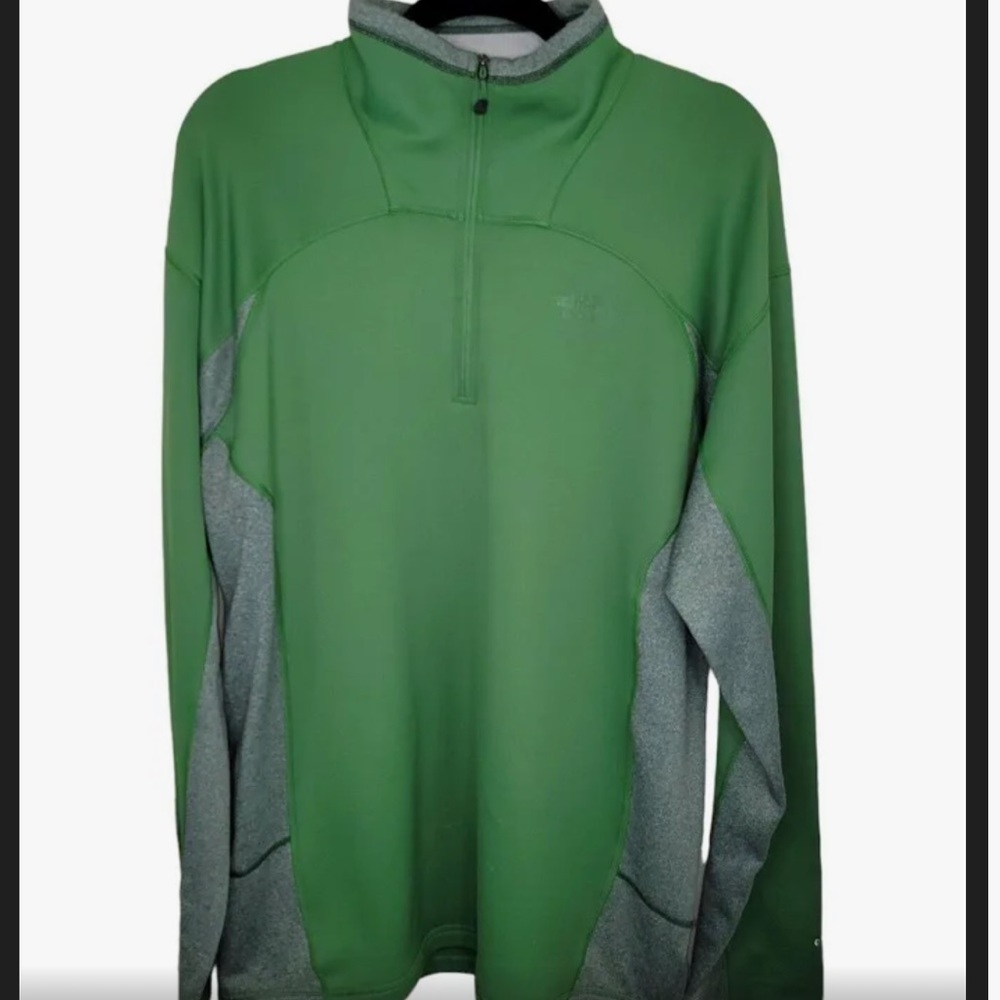 The North Face Men's Concavo 1/4 Zip Pullover green X-Large